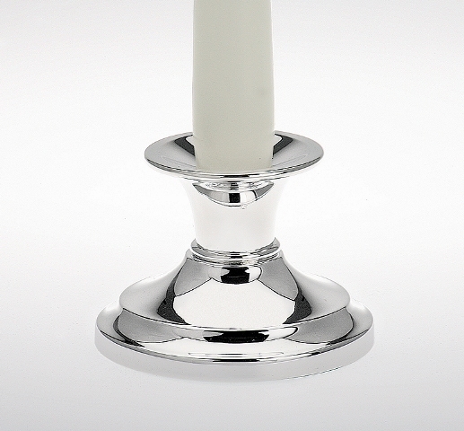 Silber Kerzenleuchter 8,3 cm hoch, 8,5 cm Fuß Art. 1004815